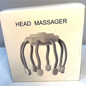 Electric Octopus-Style Head Massager With USB Rechargeable Base